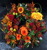 Autumn Wreath funerals Flowers